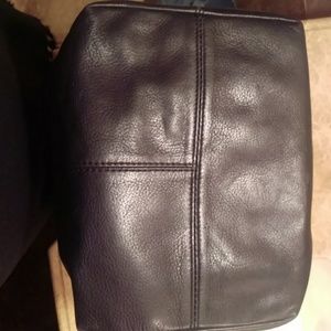 J Jill soft leather drawstring bag